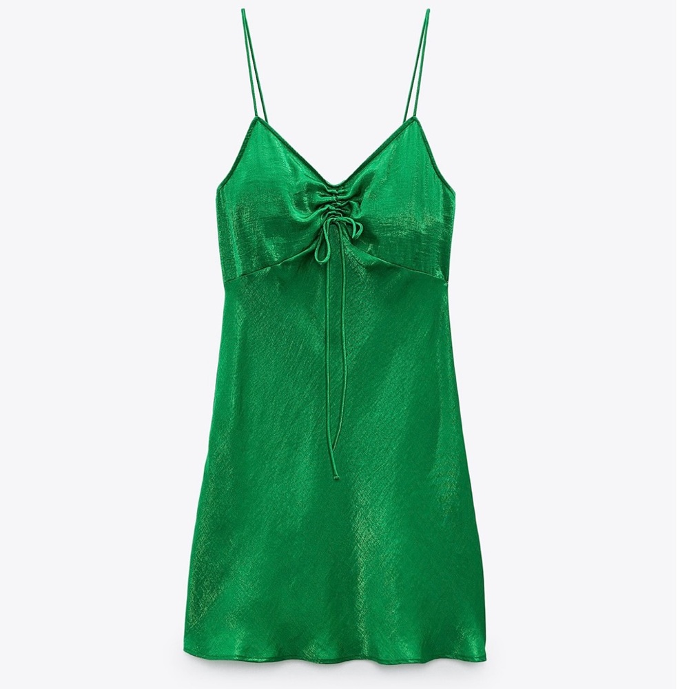 Zara Satin Lingerie Style Dress